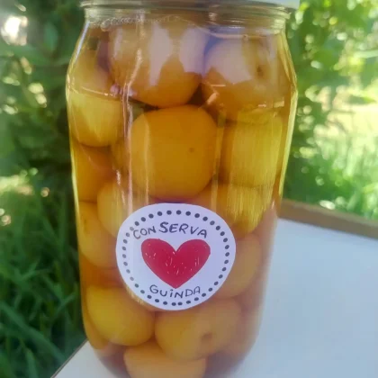 Conserva de Guinda Corazón de Paloma Artesanal